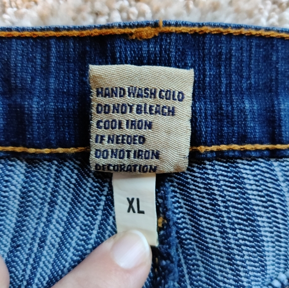 Be Girl Long Denim Skirt Size XL - Picture 5 of 7